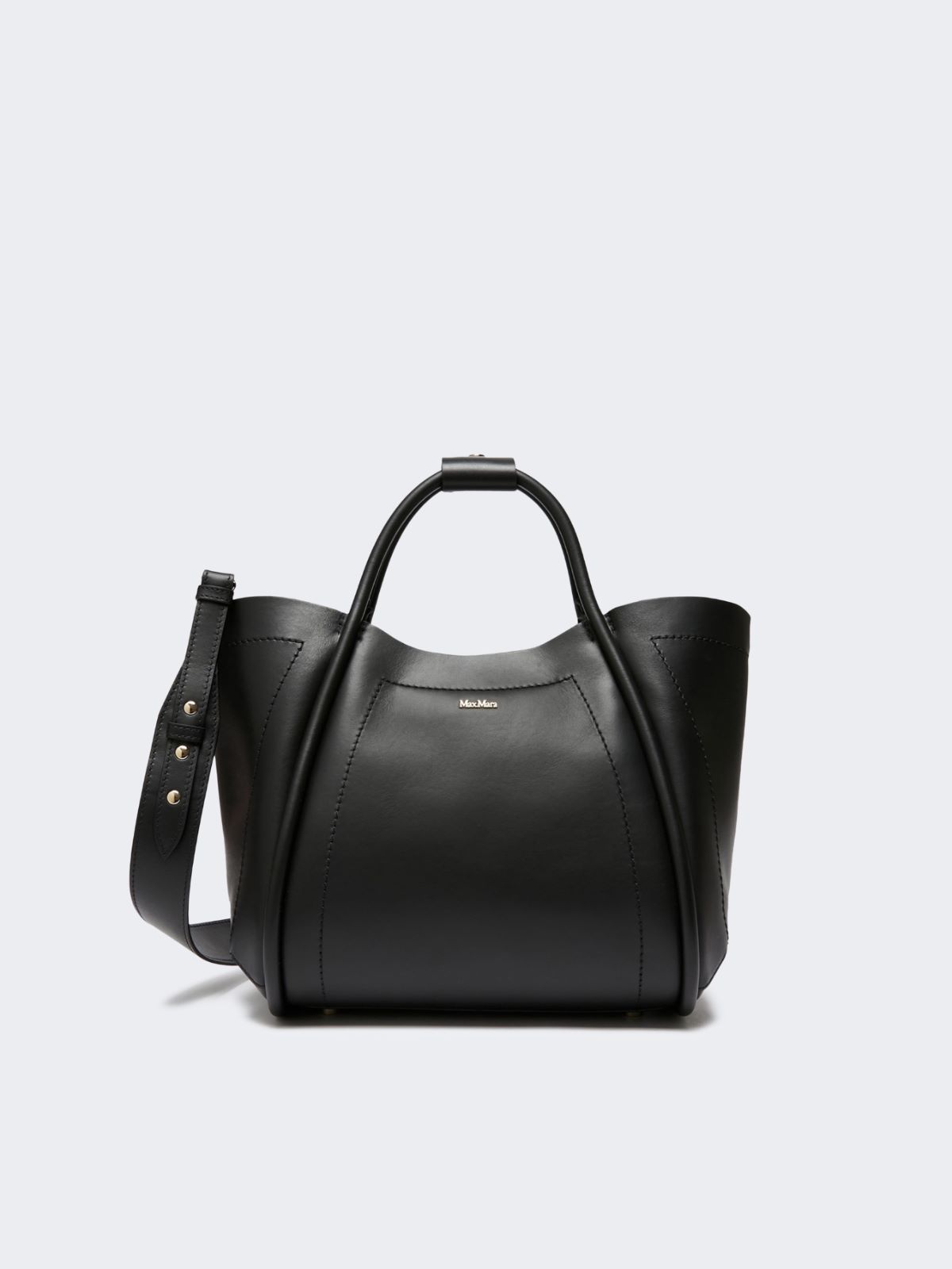 Small leather Marine bag - BLACK - Max Mara - 9