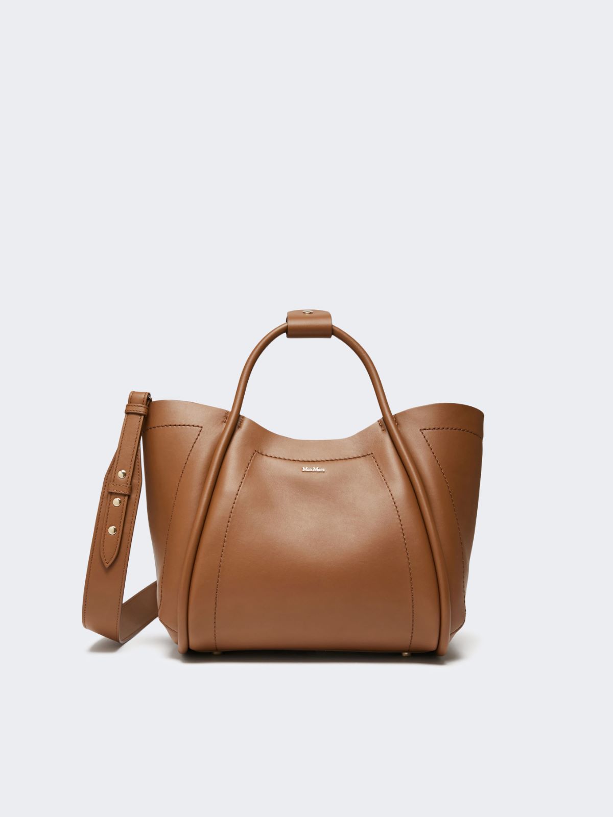 Small leather Marine bag - BROWN BRONZE - Max Mara - 9
