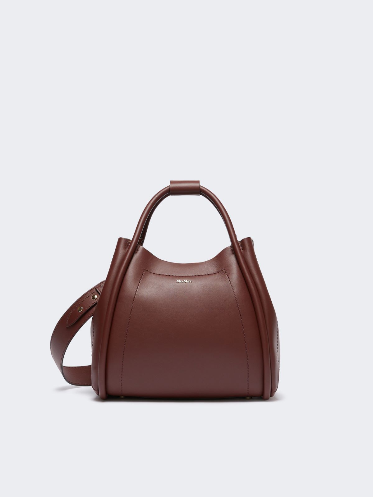 Small leather Marine bag - BORDEAUX - Max Mara - 4