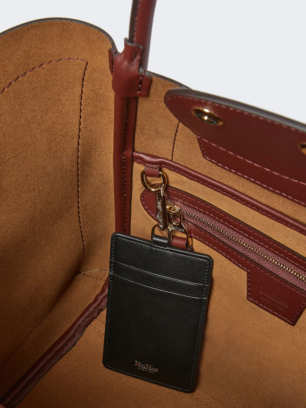 Small leather Marine bag - BORDEAUX - Max Mara - 6
