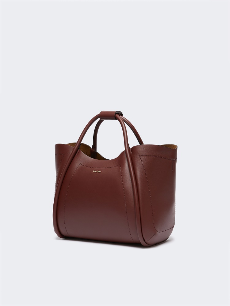 Small leather Marine bag - BORDEAUX - Max Mara
