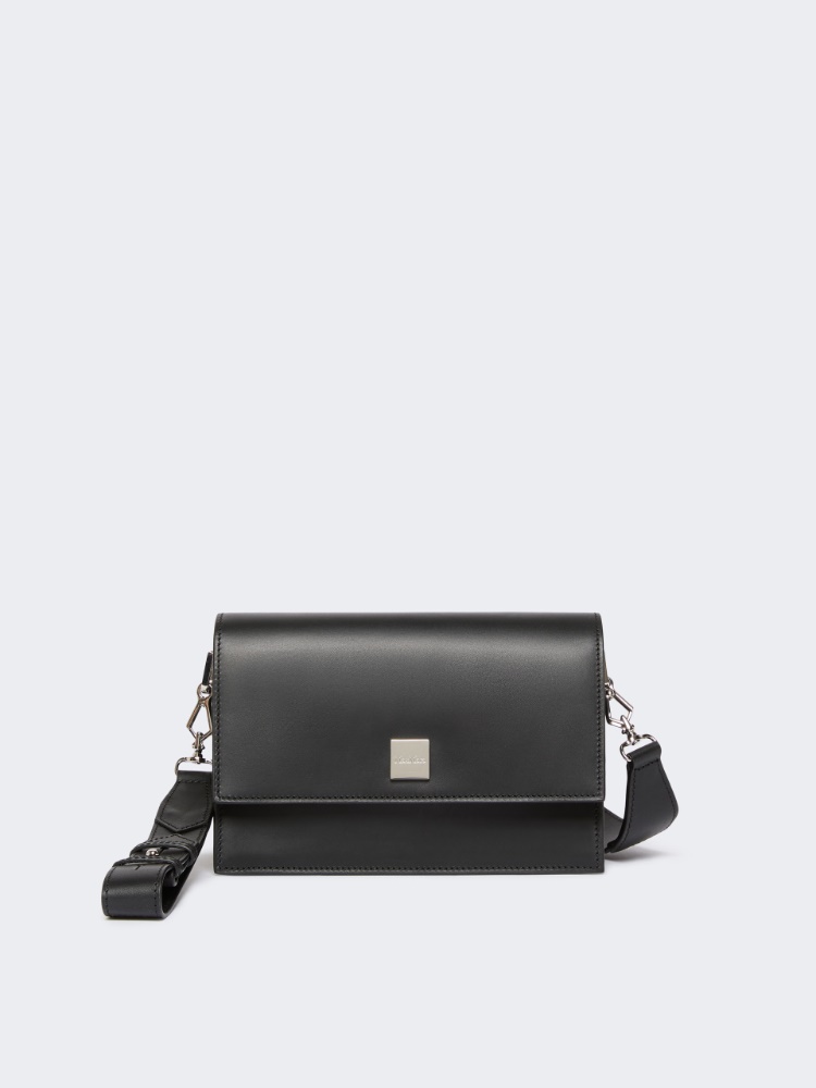 Small crossbody bag in leather - BLACK - Max Mara
