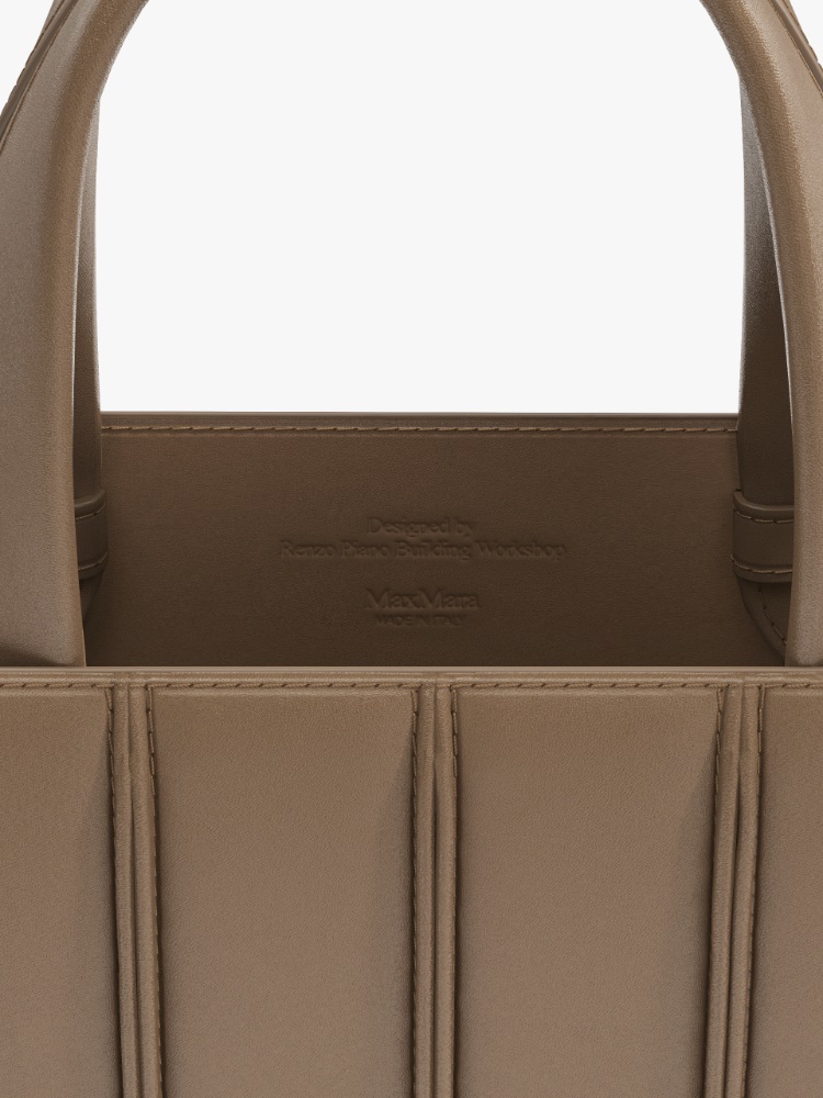 ホイットニー] カーフレザー ミディアム バッグ 5, camel