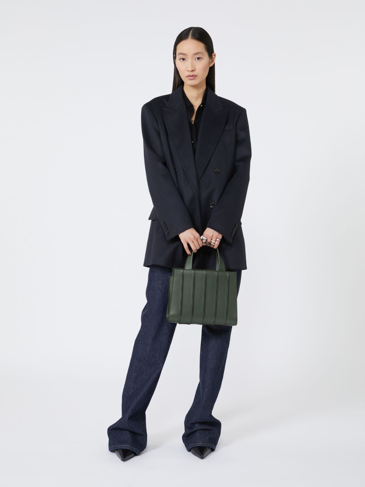 Max Mara Whitney Bag 5 - Medium - OLIVE GREEN - Max Mara