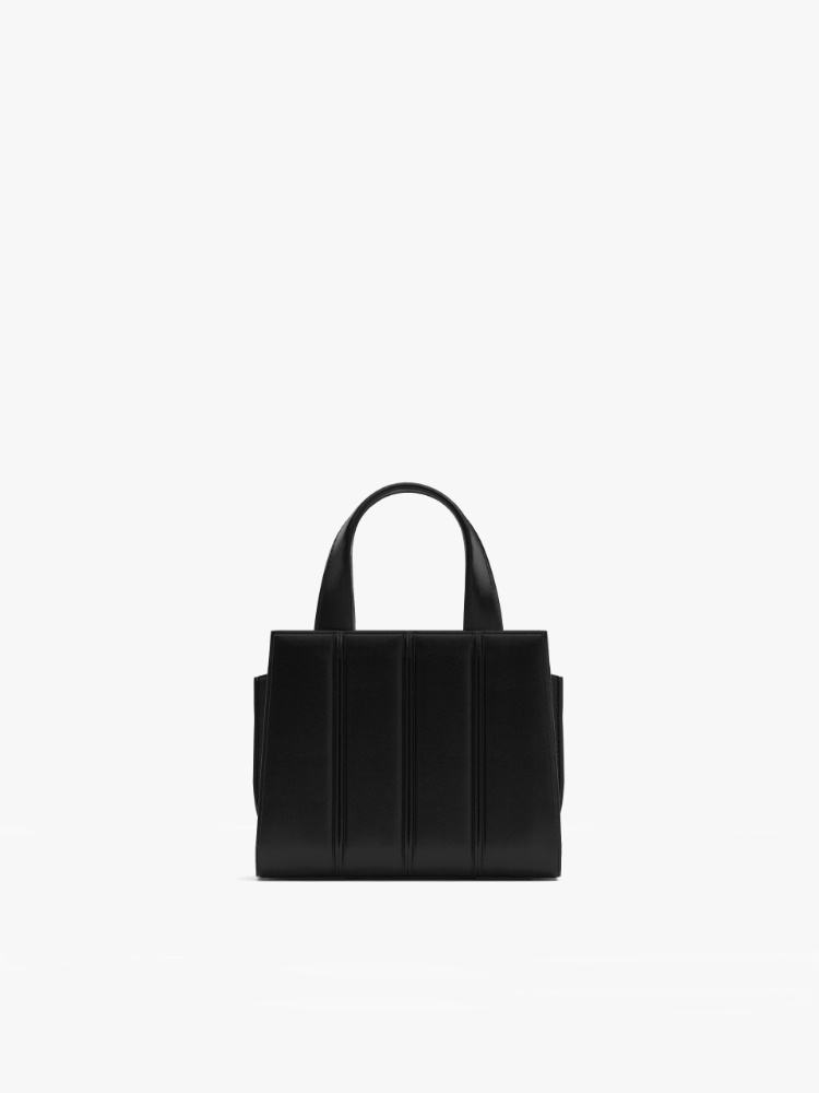 バッグ・カバンその他 MAX MARA Woman Mini bag Black 2424516053600 001 Small leather Marine bag, black | 