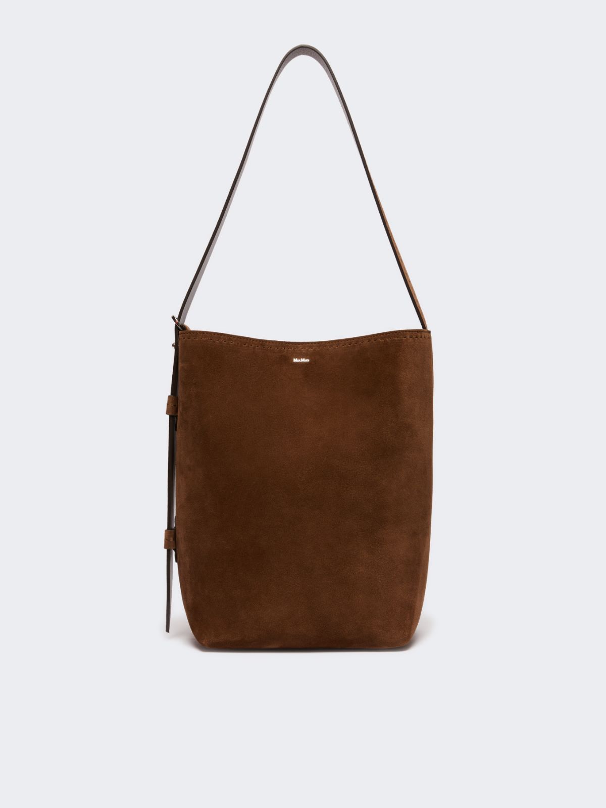 Small Archetipo bag in split leather - DARK BROWN - Max Mara - 12