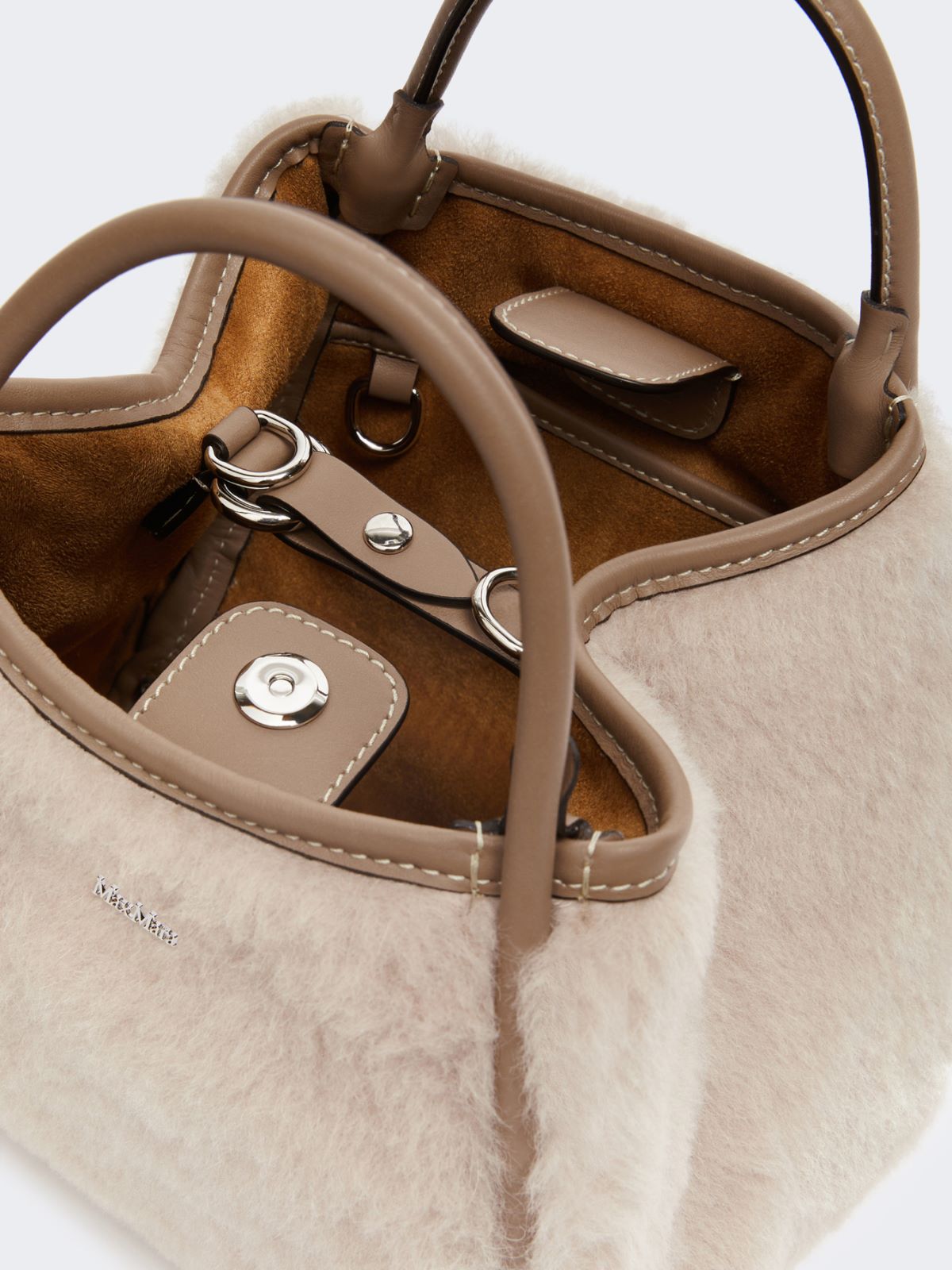 [Tマリン] テディベア エクストラ スモール バッグ - BEIGE - Max Mara - 6