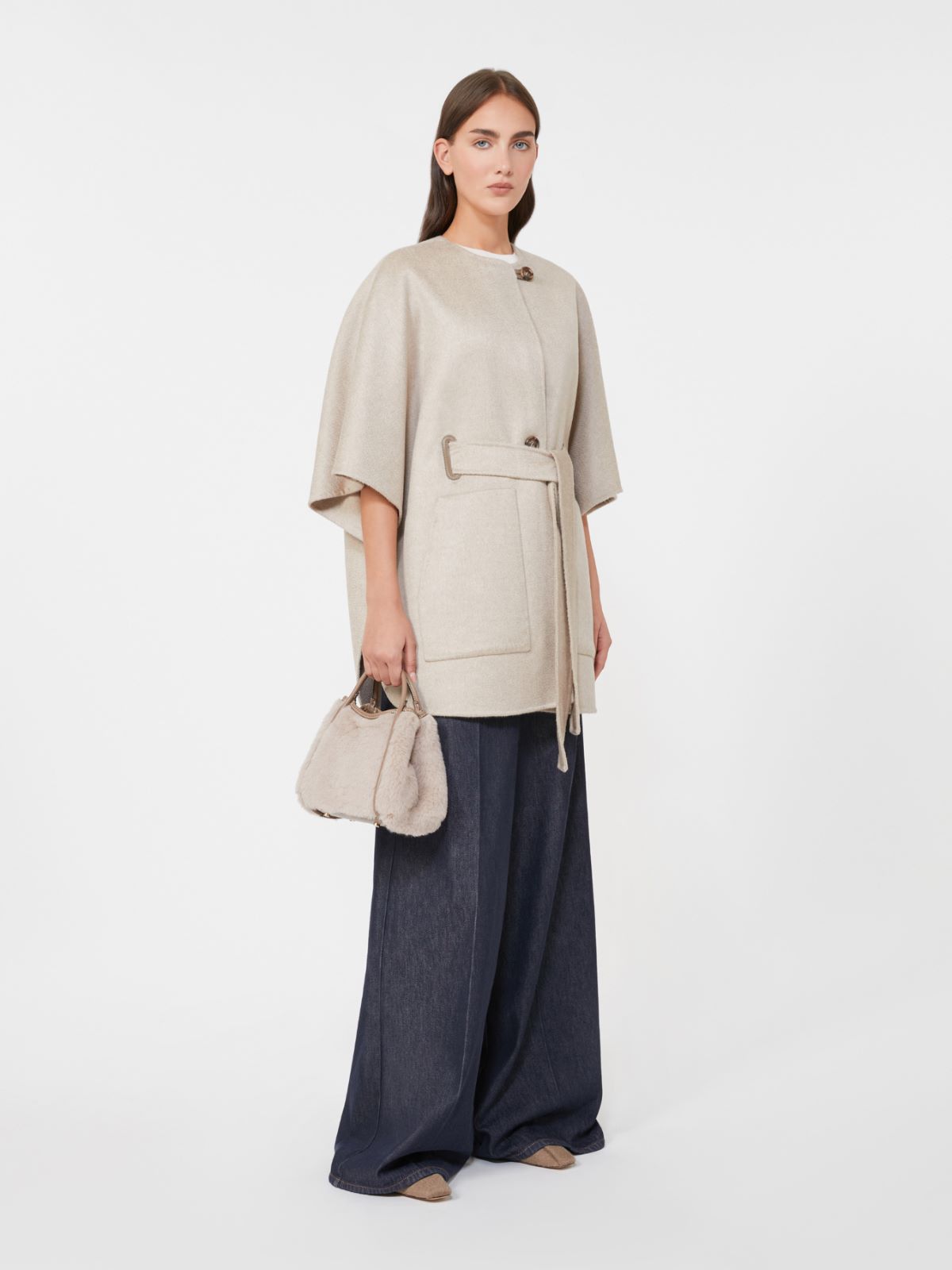 [Tマリン] テディベア エクストラ スモール バッグ - BEIGE - Max Mara - 6