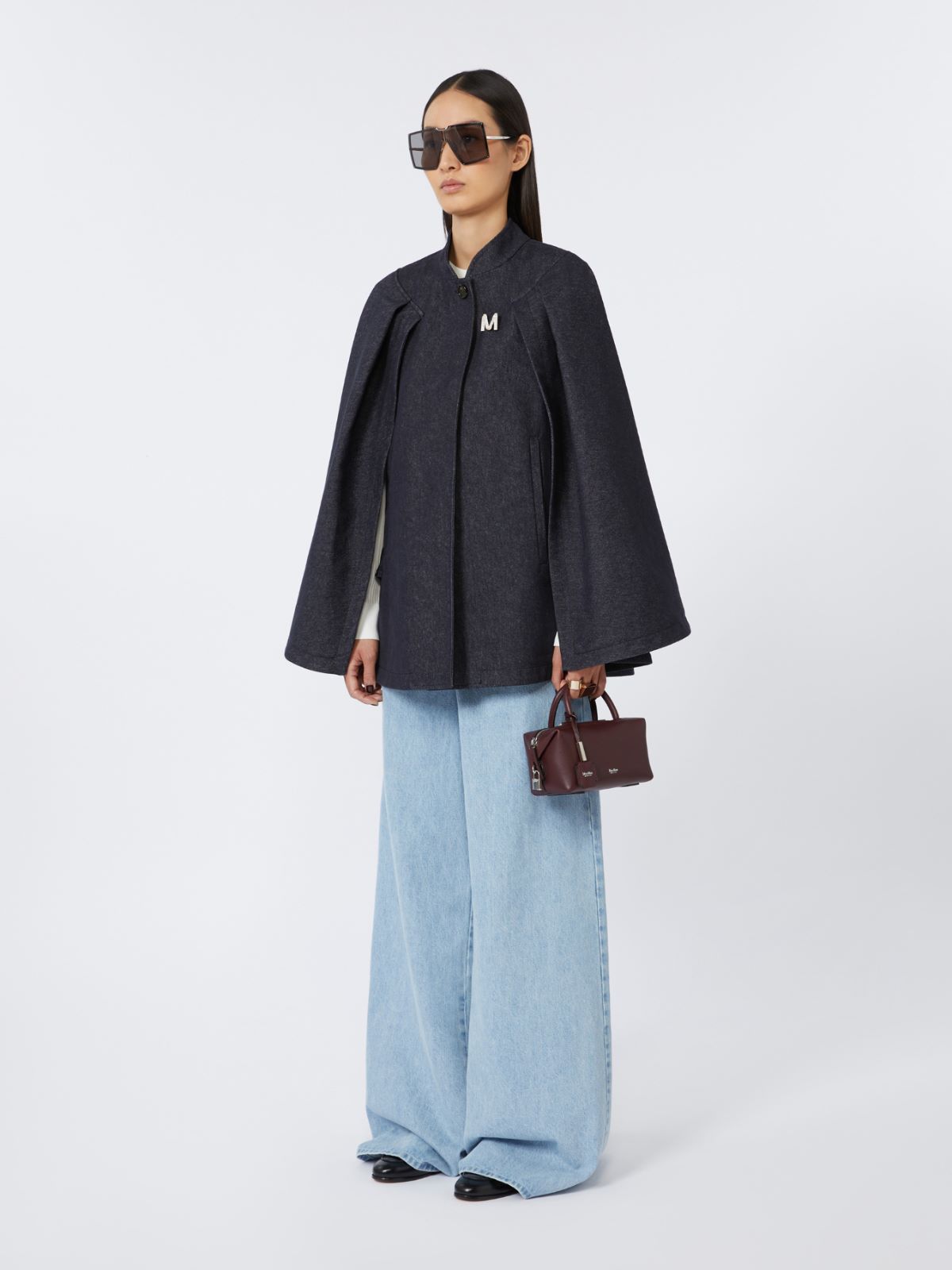 Small natural leather bowler bag - BORDEAUX - Max Mara - 12