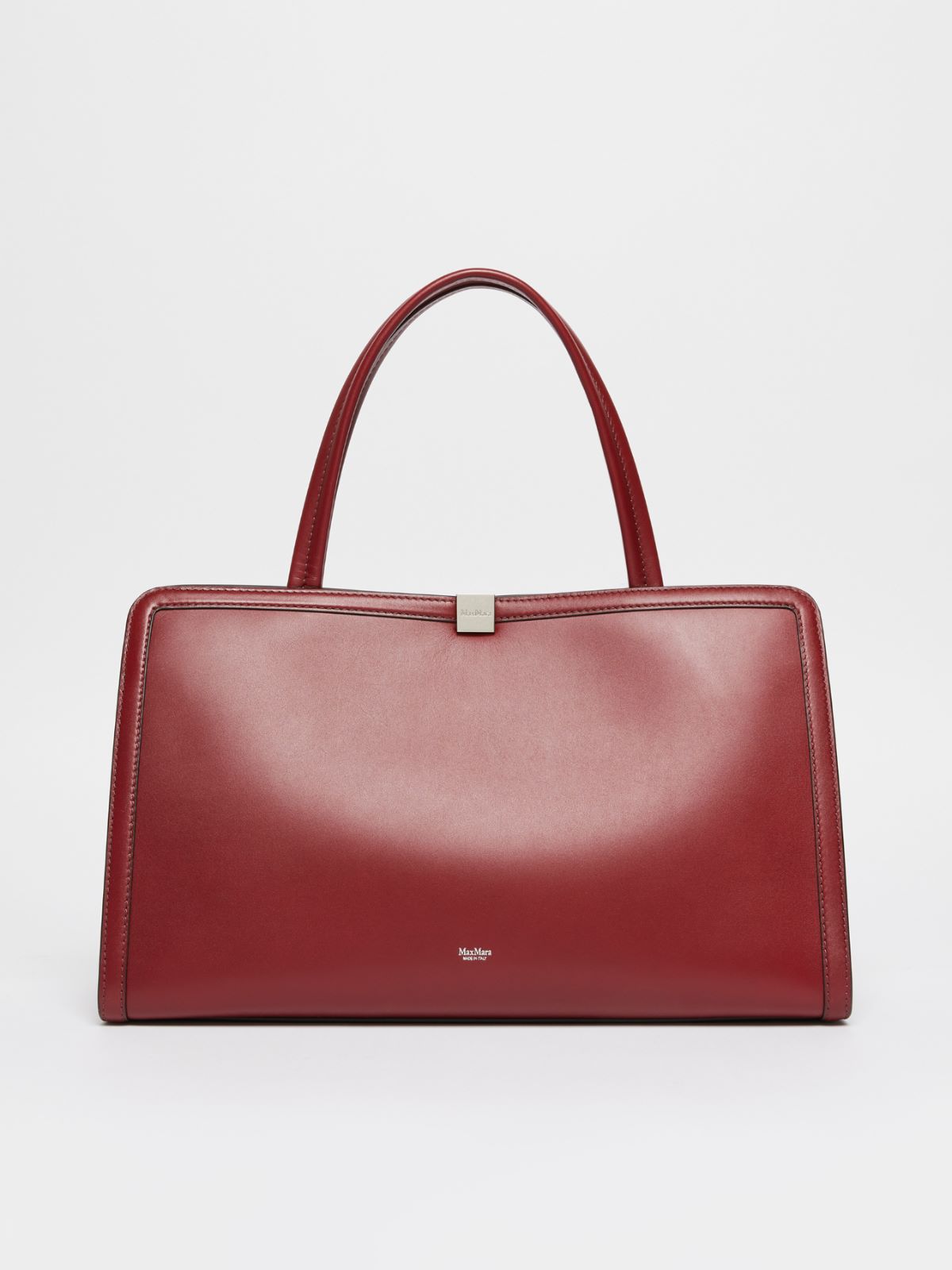 Leather tote bag - BORDEAUX - Max Mara - 9