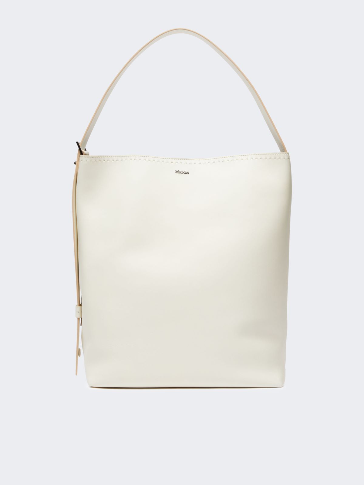 - Archetipo medium leather bag - WHITE - Max Mara - 10