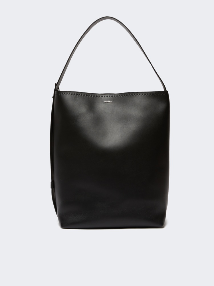 - Archetipo medium leather bag - BLACK - Max Mara