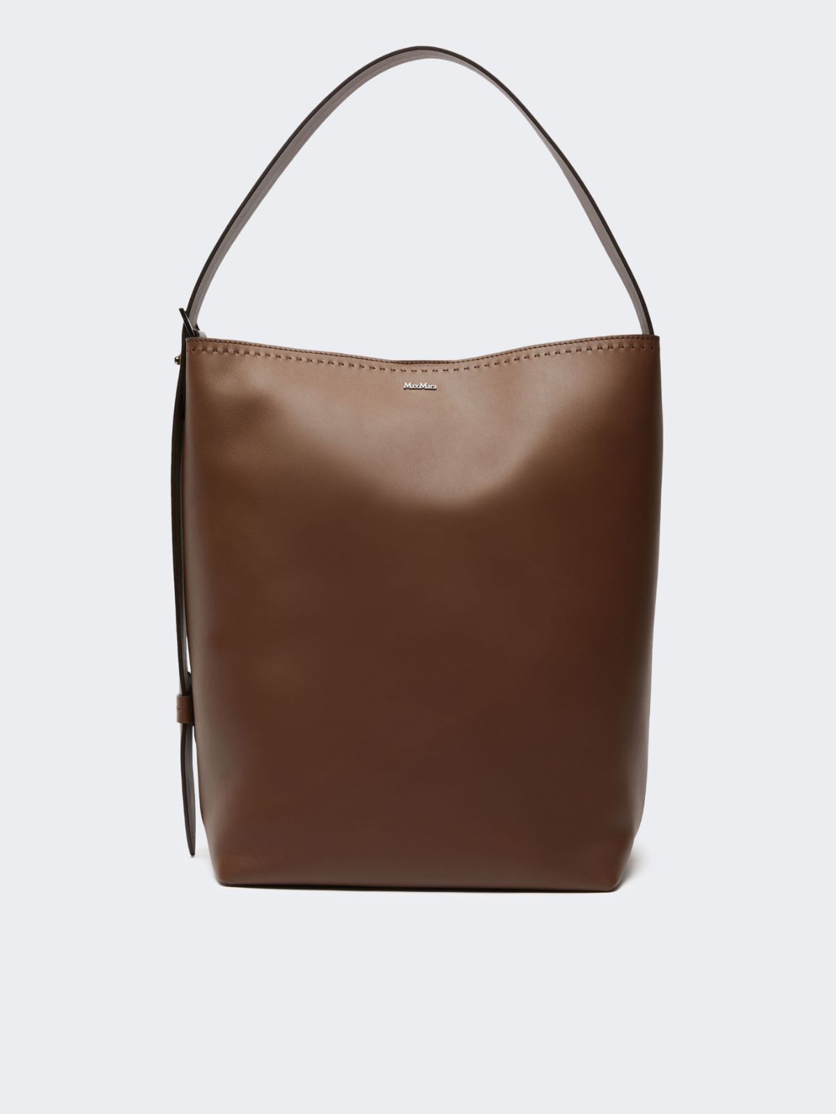 - Archetipo medium leather bag - BROWN - Max Mara - 9