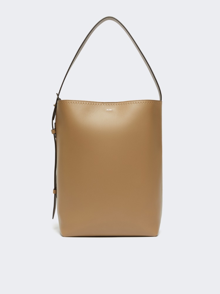 Archetipo Medium Leather Bucket Bag - MUD - Max Mara