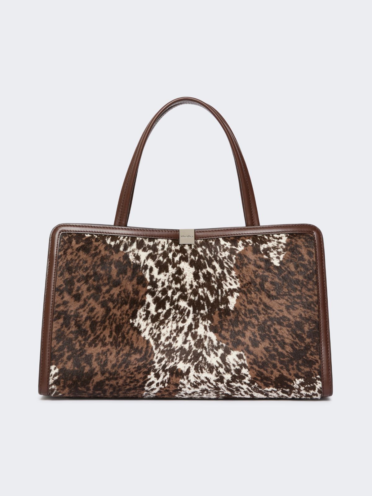 Torba Tote ze skóry końskiej - BIAŁY - Max Mara - 3