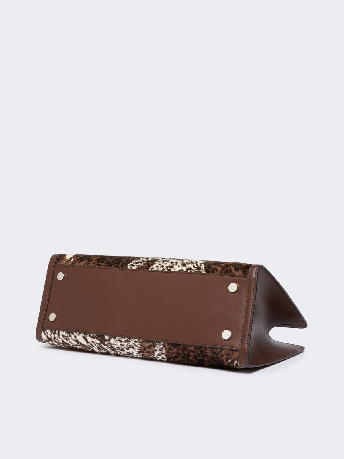 Torba Tote ze skóry końskiej - BIAŁY - Max Mara - 6