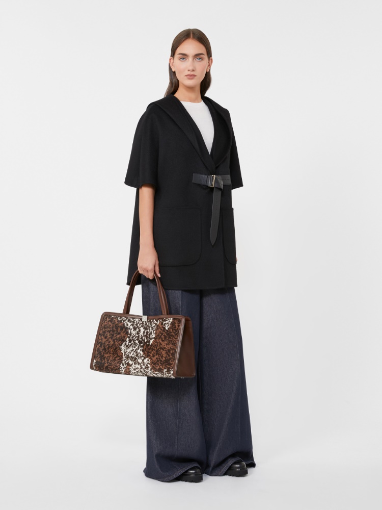 Pony hair Tote Bag - WHITE - Max Mara