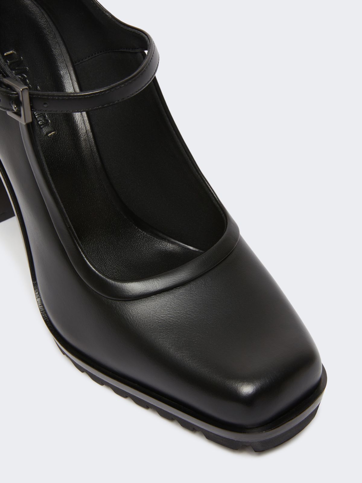 Mary Janes in leather - BLACK - Max Mara - 4