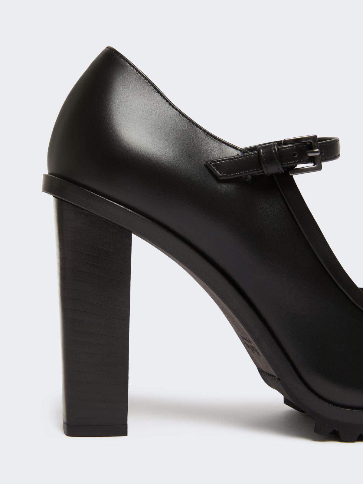 Mary Janes in leather - BLACK - Max Mara - 5
