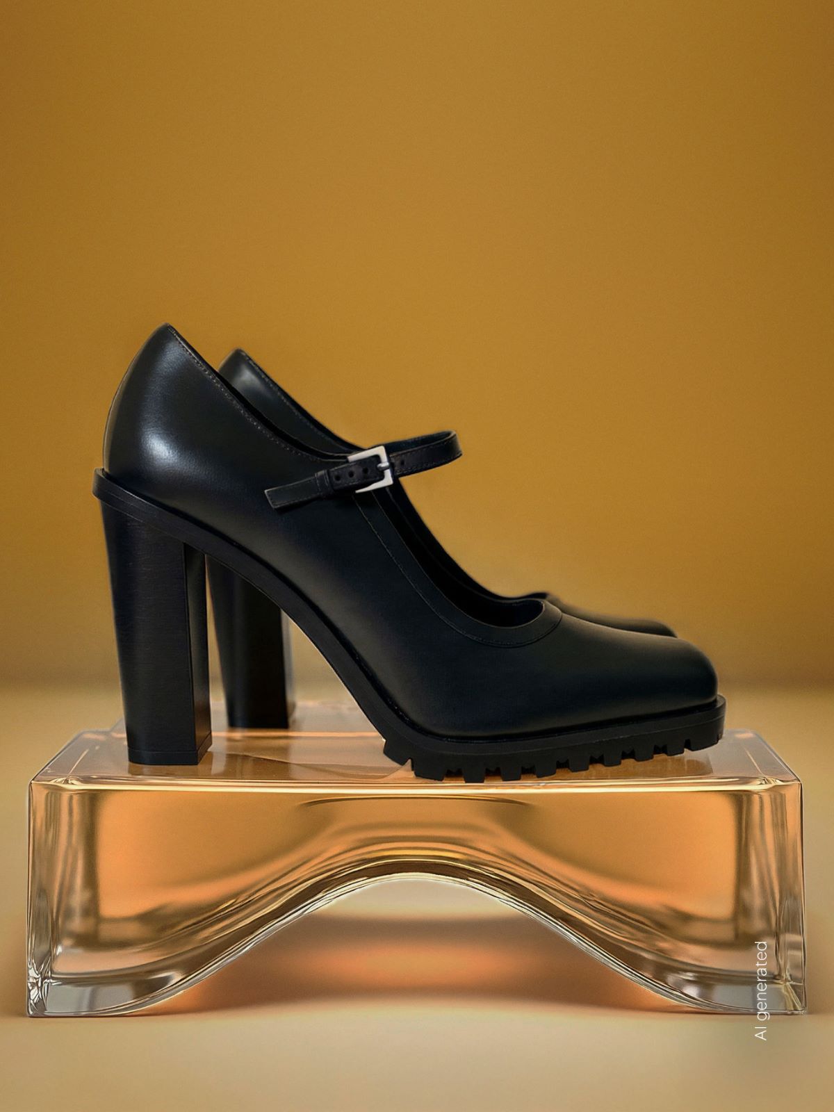 Mary Janes in leather + BLACK - Max Mara
