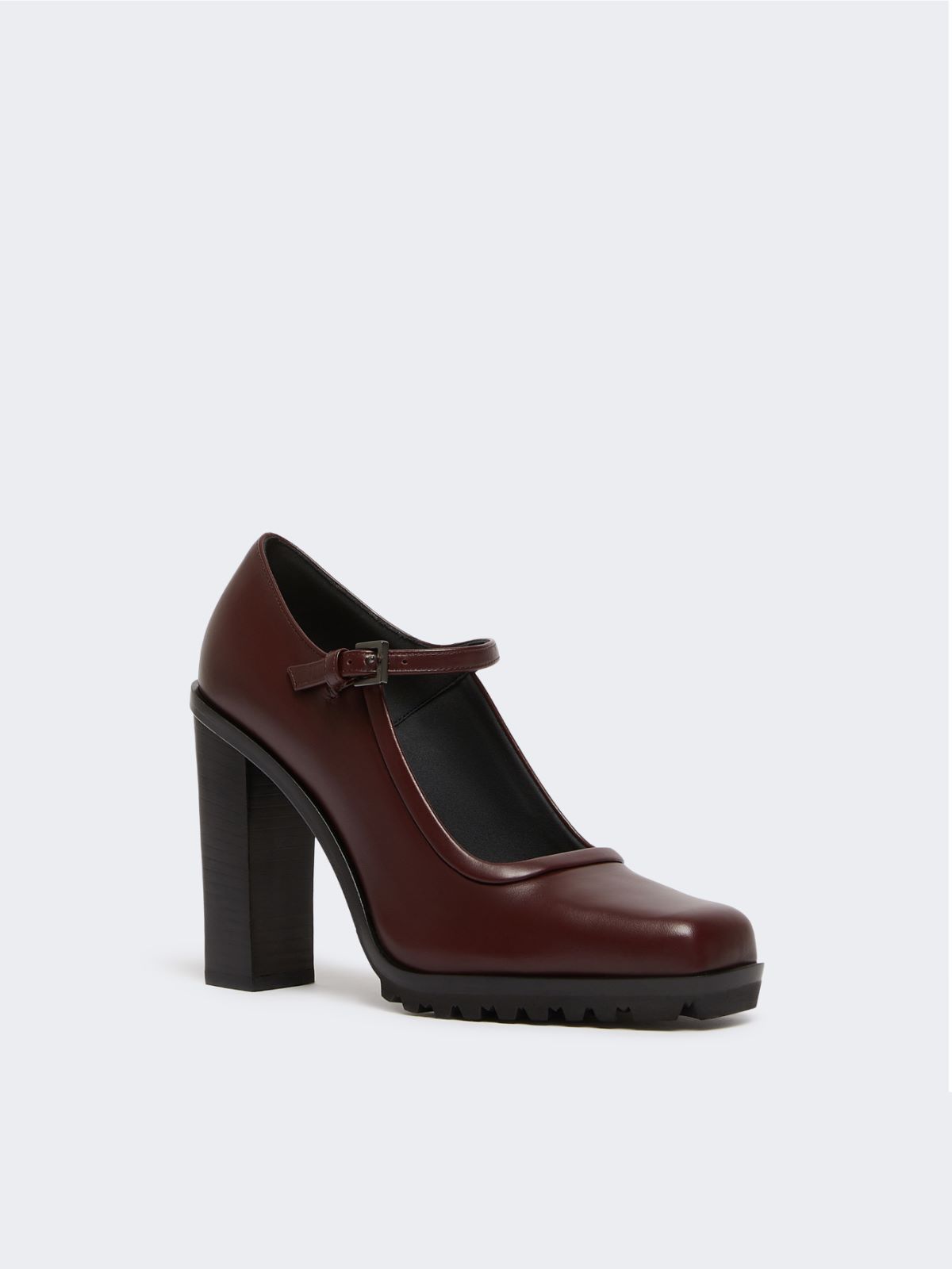 Merceditas de piel - GRANATE - Max Mara - 2