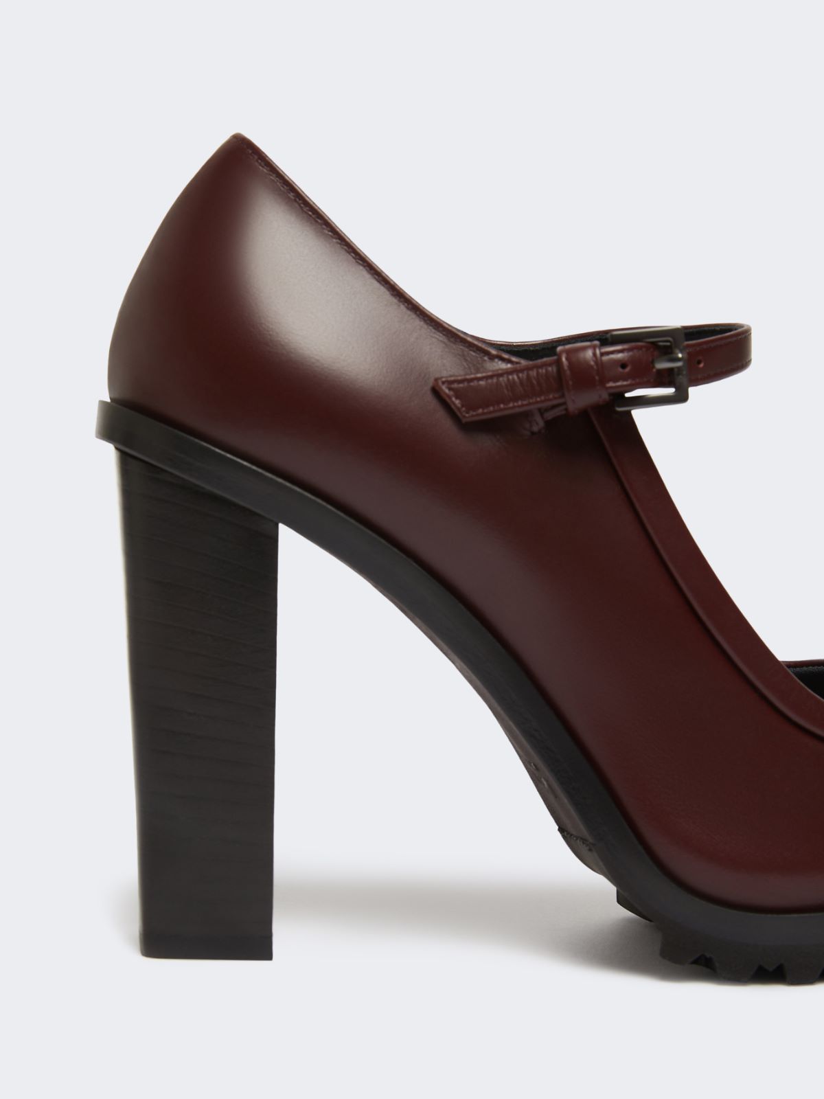 Merceditas de piel - GRANATE - Max Mara - 5