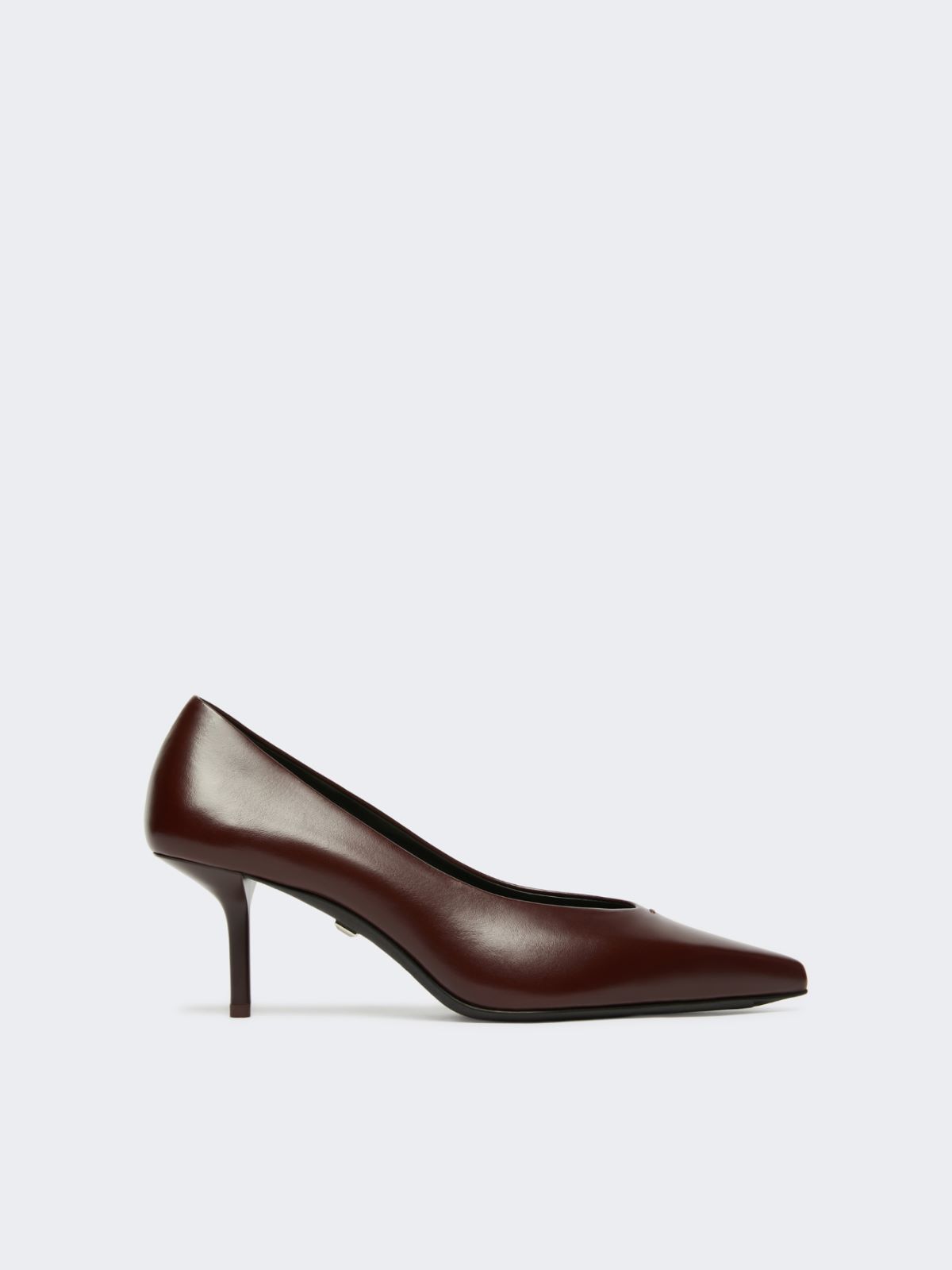 Smooth leather court shoes - BORDEAUX - Max Mara - 12