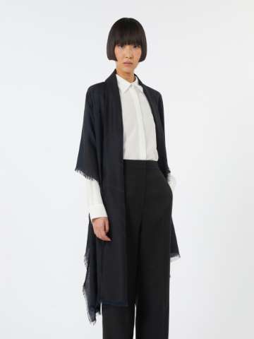 Scarves and shawls black cashmere | Max Mara