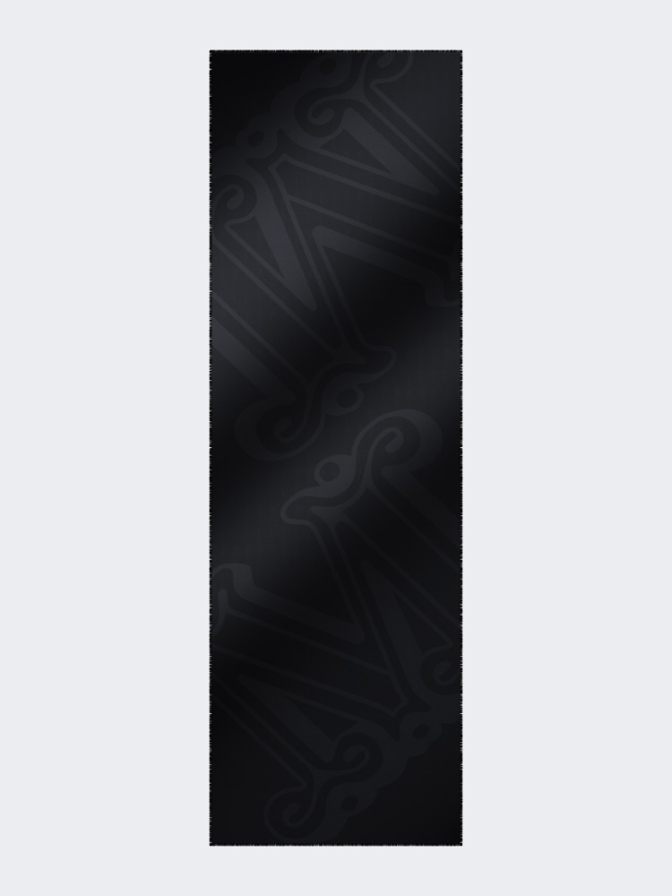 【関税＆送料込み】Max Mara Scarfs Black Foulard scarf black | Max Mara
