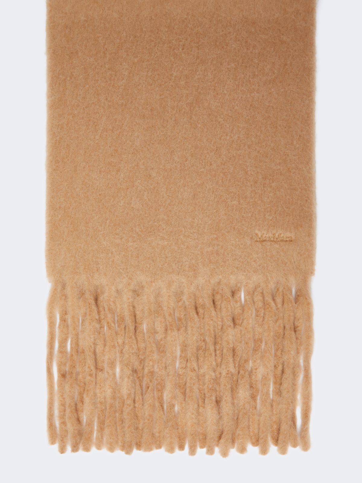 Alpaca-blend scarf - CAMEL - Max Mara - 9