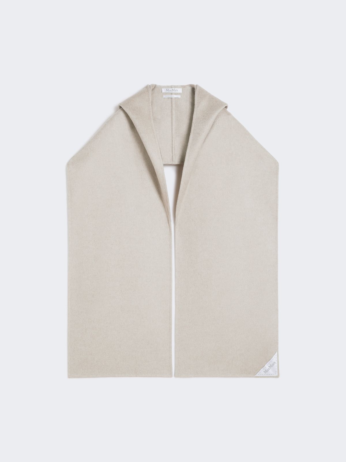 Cashmere scarf with hood - BEIGE - Max Mara - 10