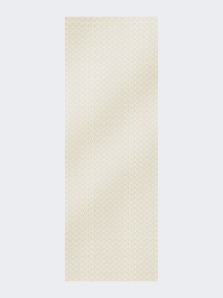 Monogram wool stole - IVORY - Max Mara