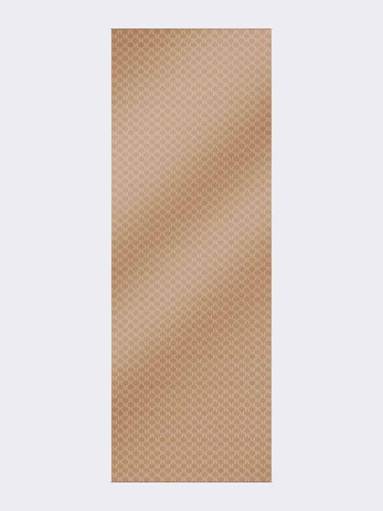 Monogram wool stole - CAMEL - Max Mara