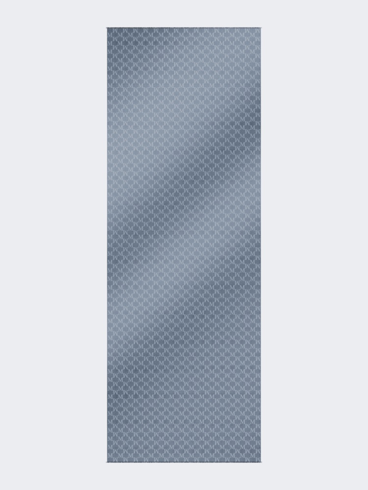 Monogram wool stole - LIGHT BLUE - Max Mara