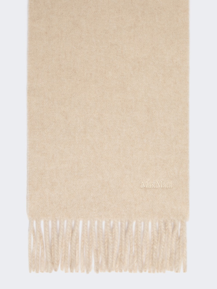 Embroidered wool scarf - POWDER - Max Mara