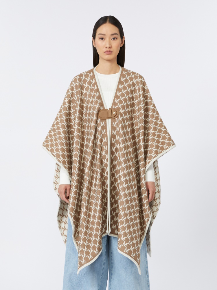 Jacquard wool and cotton cloak - COLONIAL - Max Mara