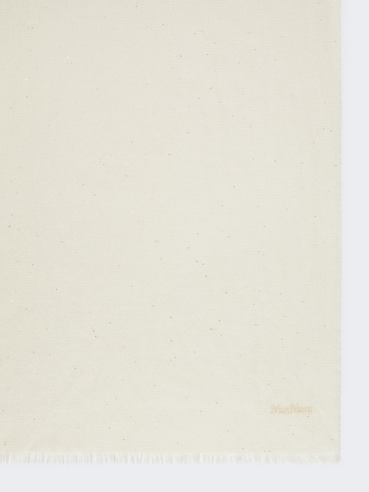 Cashmere and silk stole - OPTICAL WHITE - Max Mara - 2