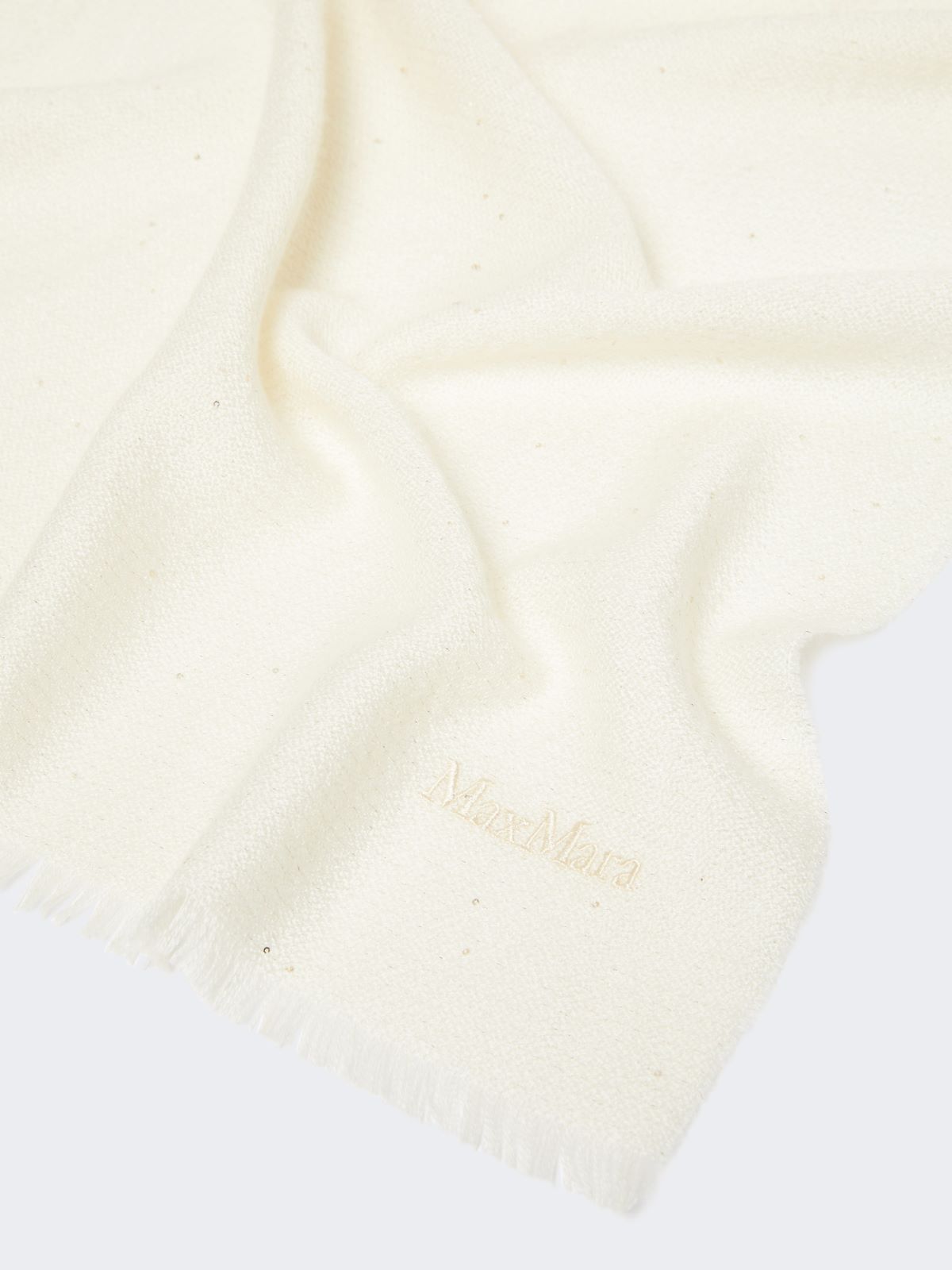 Cashmere and silk stole - OPTICAL WHITE - Max Mara - 3