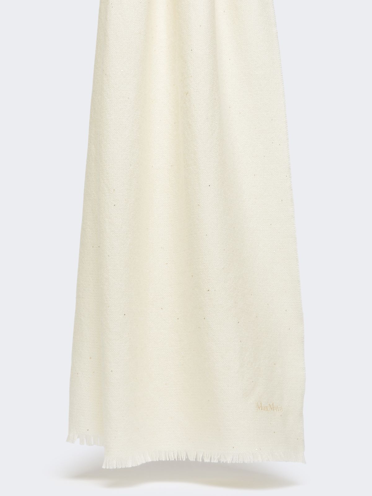 Cashmere and silk stole - OPTICAL WHITE - Max Mara