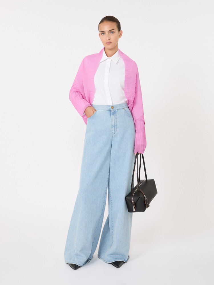 Pleated fabric shrug - SHOCKING PINK - Max Mara