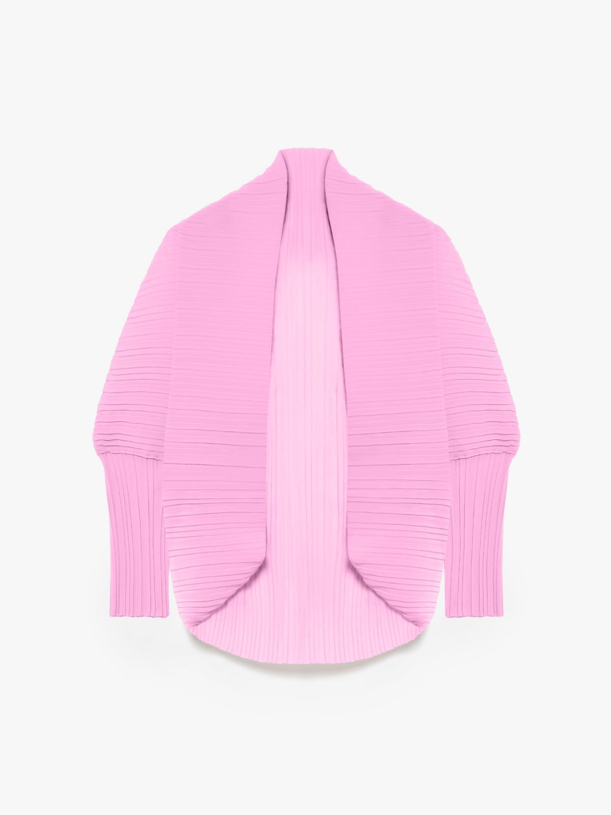 Pleated fabric shrug - SHOCKING PINK - Max Mara - 8