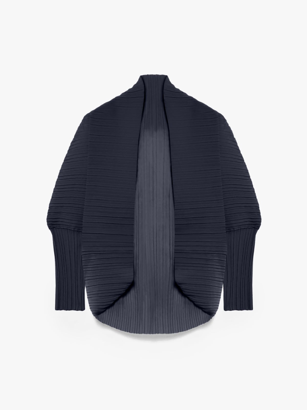 Pleated fabric shrug - MIDNIGHTBLUE - Max Mara - 8