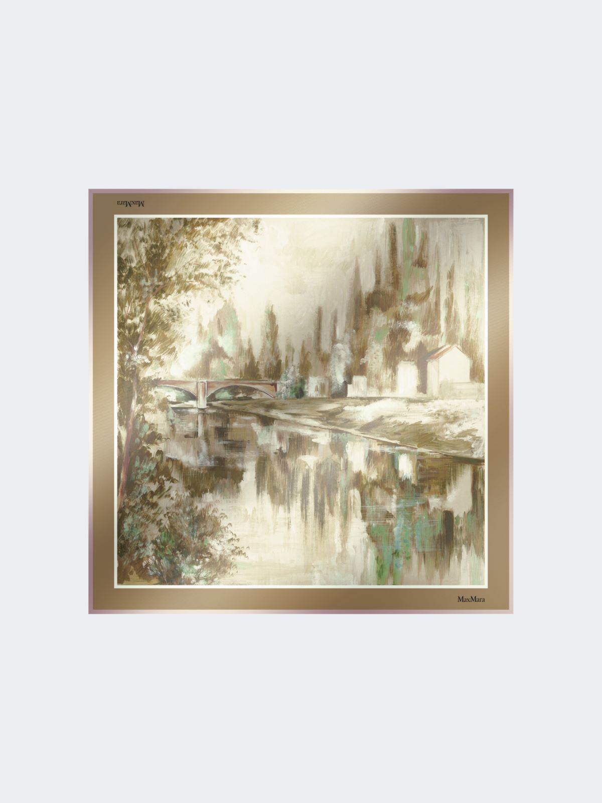 Foulard en soie imprimée - POIL DE CHAMEAU - Max Mara - 9