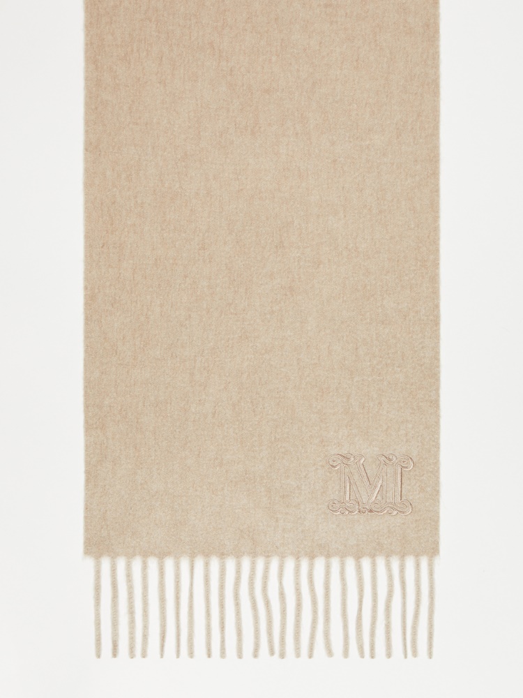 マフラー・ストール MAX MARA WHITE AND BEIGE SILK SCARVES Scarves and foulards White and beige Woman | Max Mara