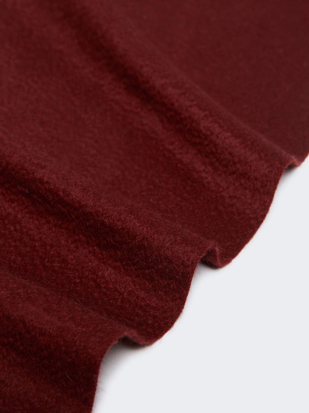 Monogram-embroidered cashmere stole - BORDEAUX - Max Mara - 3