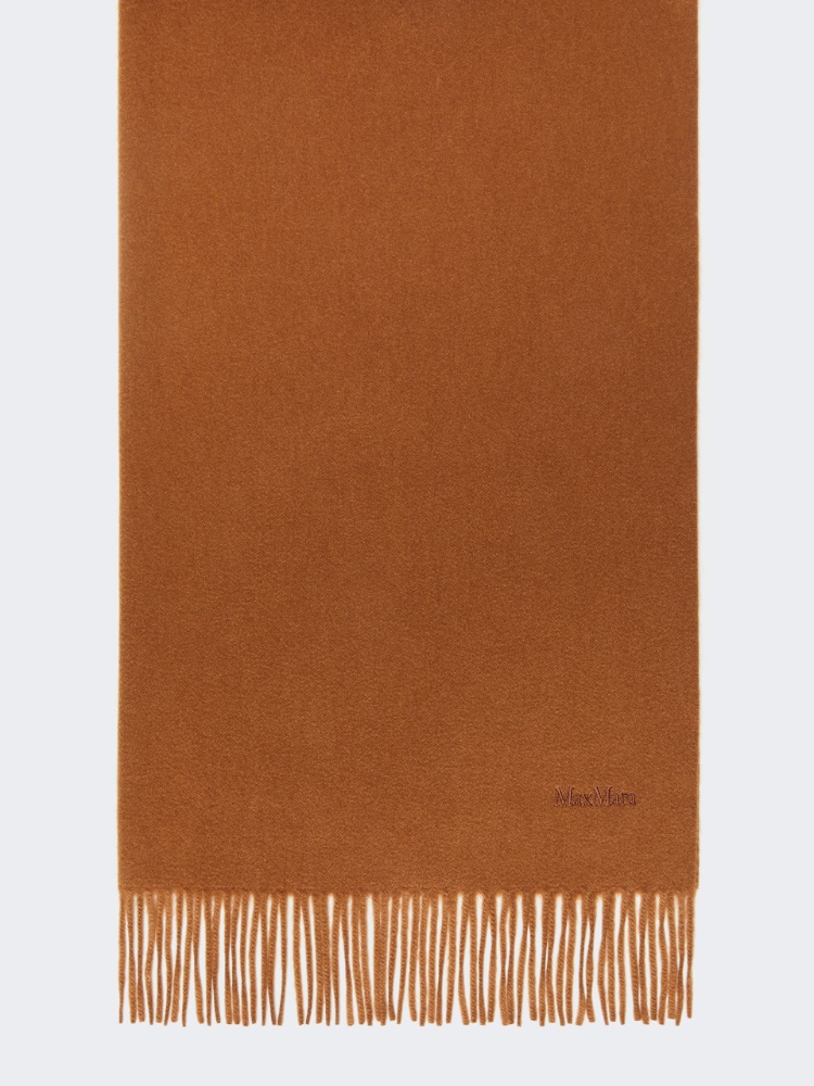 Estola de cachemira con logotipo - CUERO - Max Mara