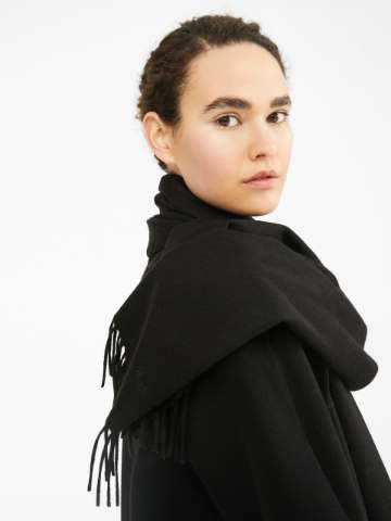 【関税＆送料込み】Max Mara Scarfs Black Scarves black | Max Mara