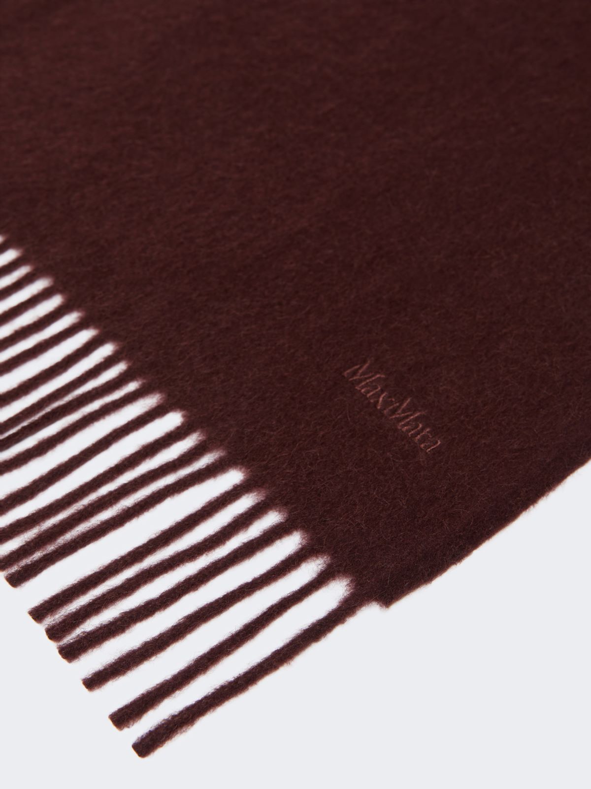 Camel logo stole - RED PURPLE - Max Mara - 2