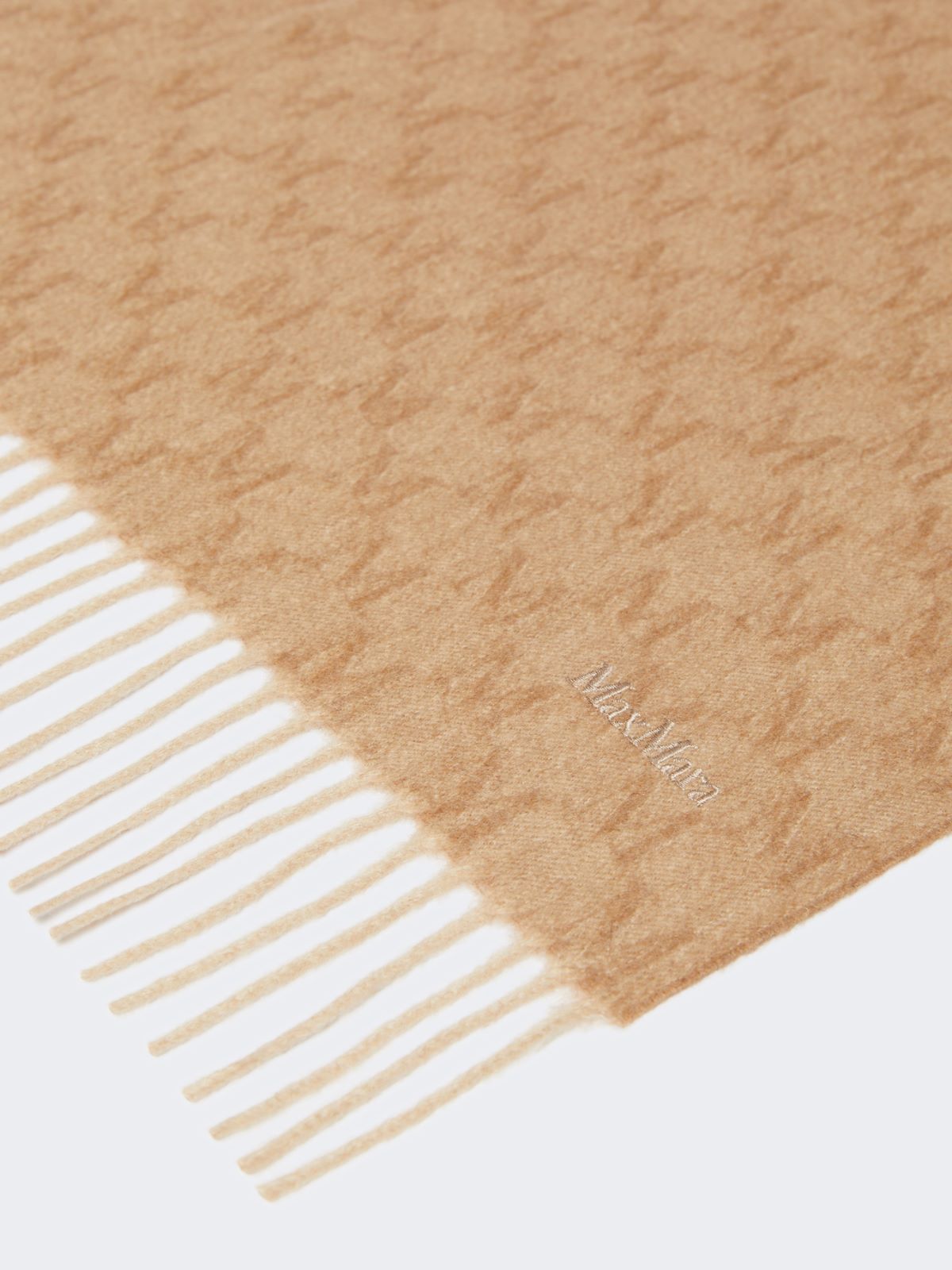 Jacquard camel stole - BEIGE GOLDEN - Max Mara - 2
