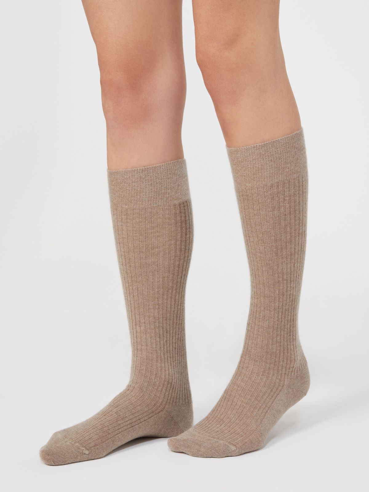 Cashmere socks - CAMEL - Max Mara - 8